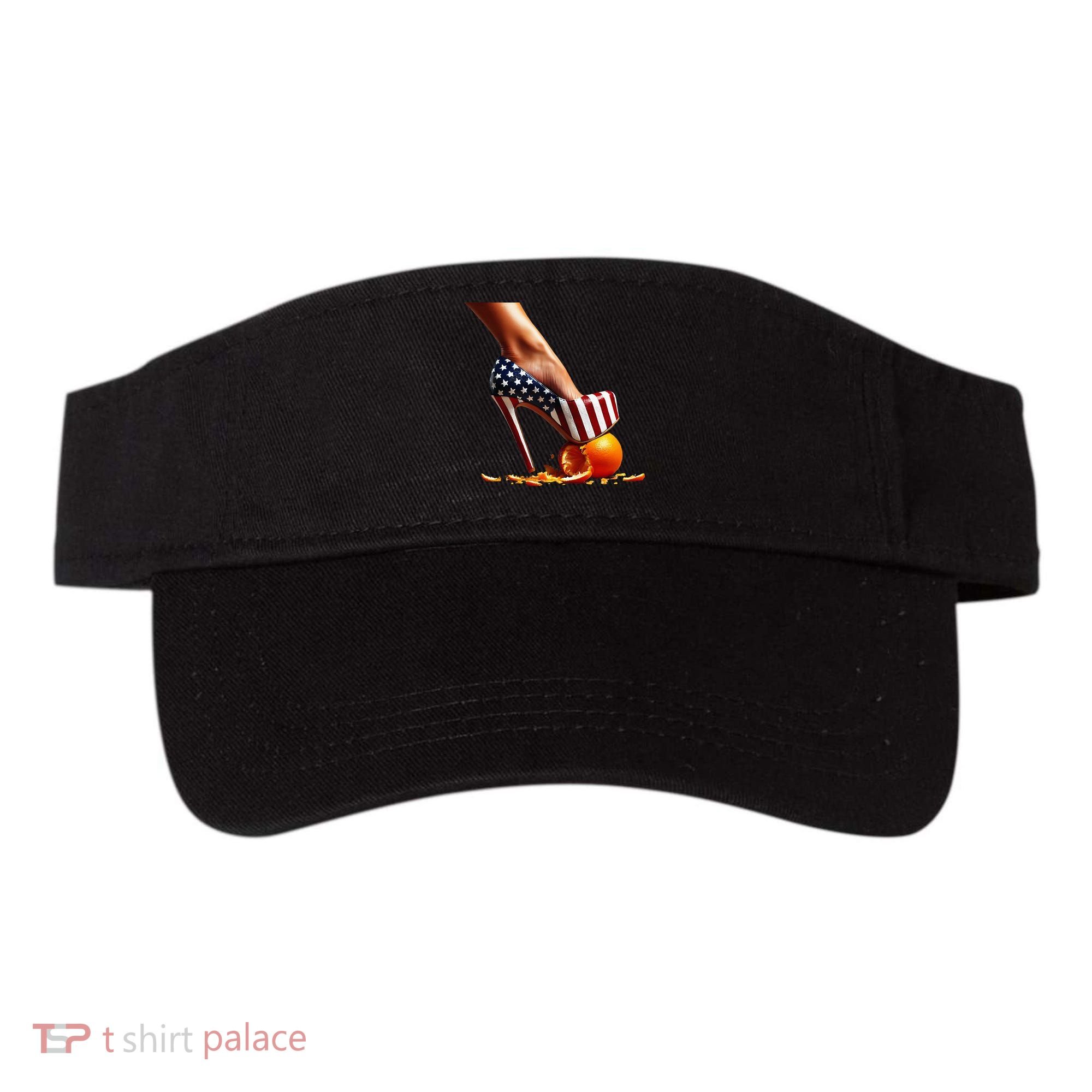 High Heels Squash Oranges; Kamala Harris Election Visor