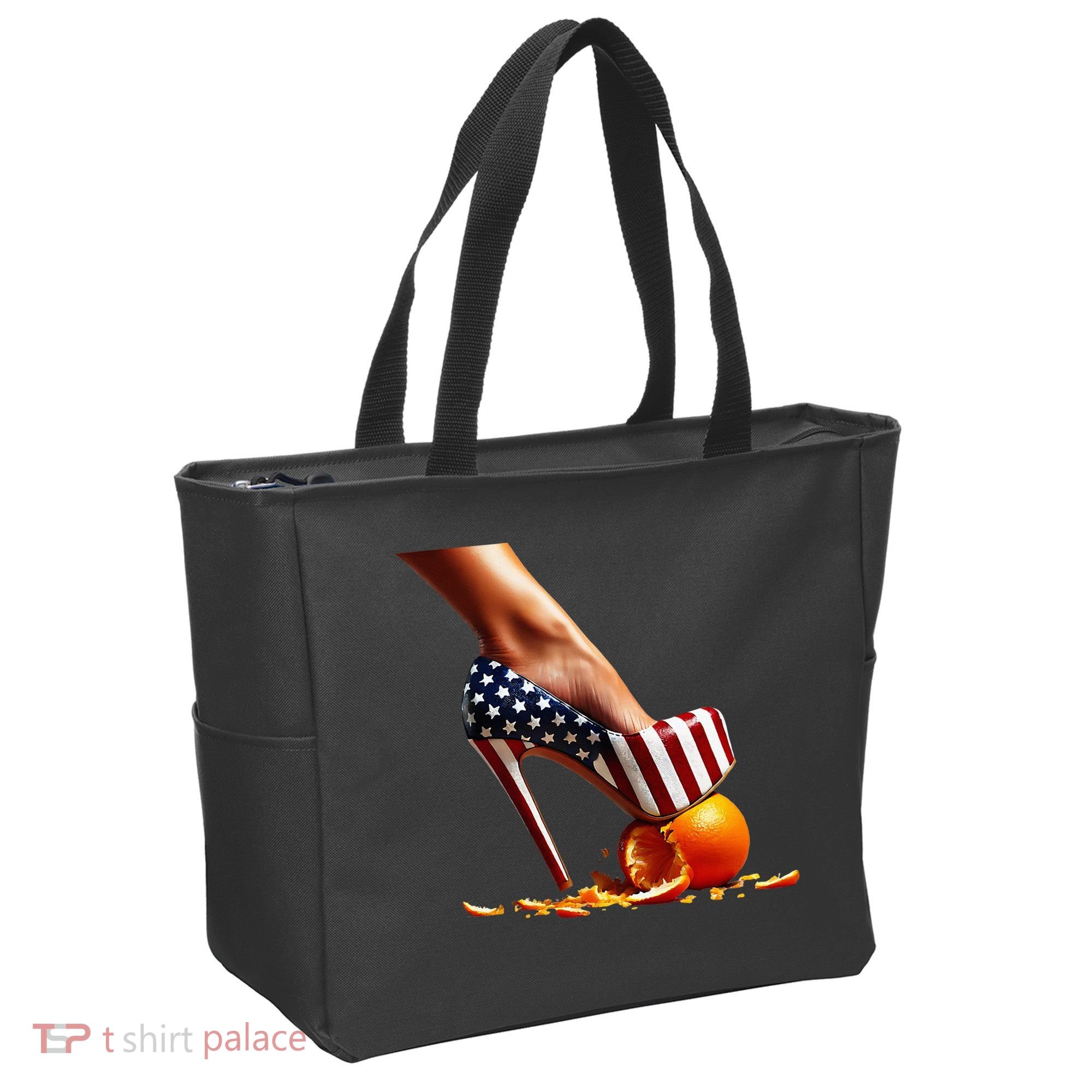 High Heels Squash Oranges; Kamala Harris Election Tote Bag