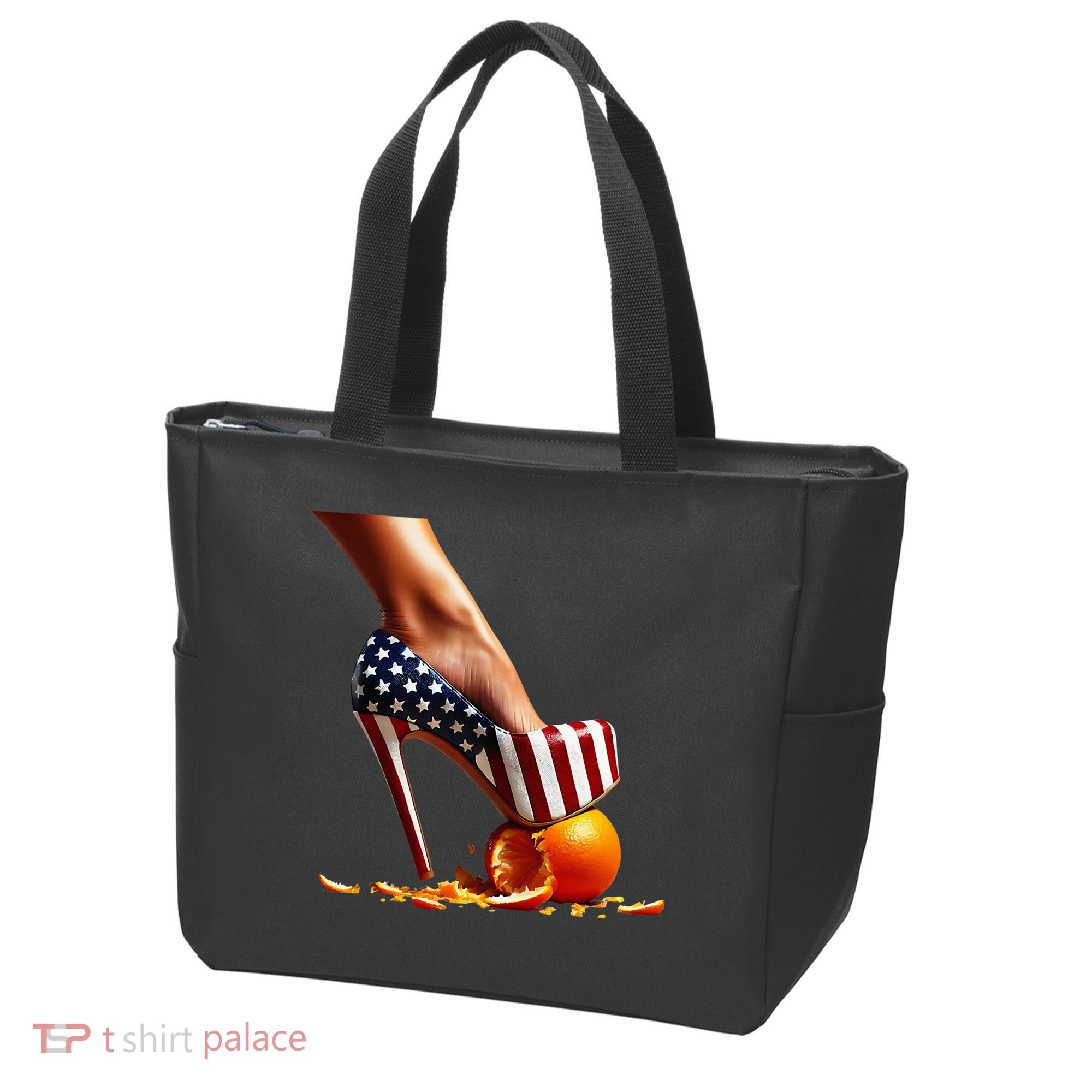 High Heels Squash Oranges; Kamala Harris Election Tote Bag