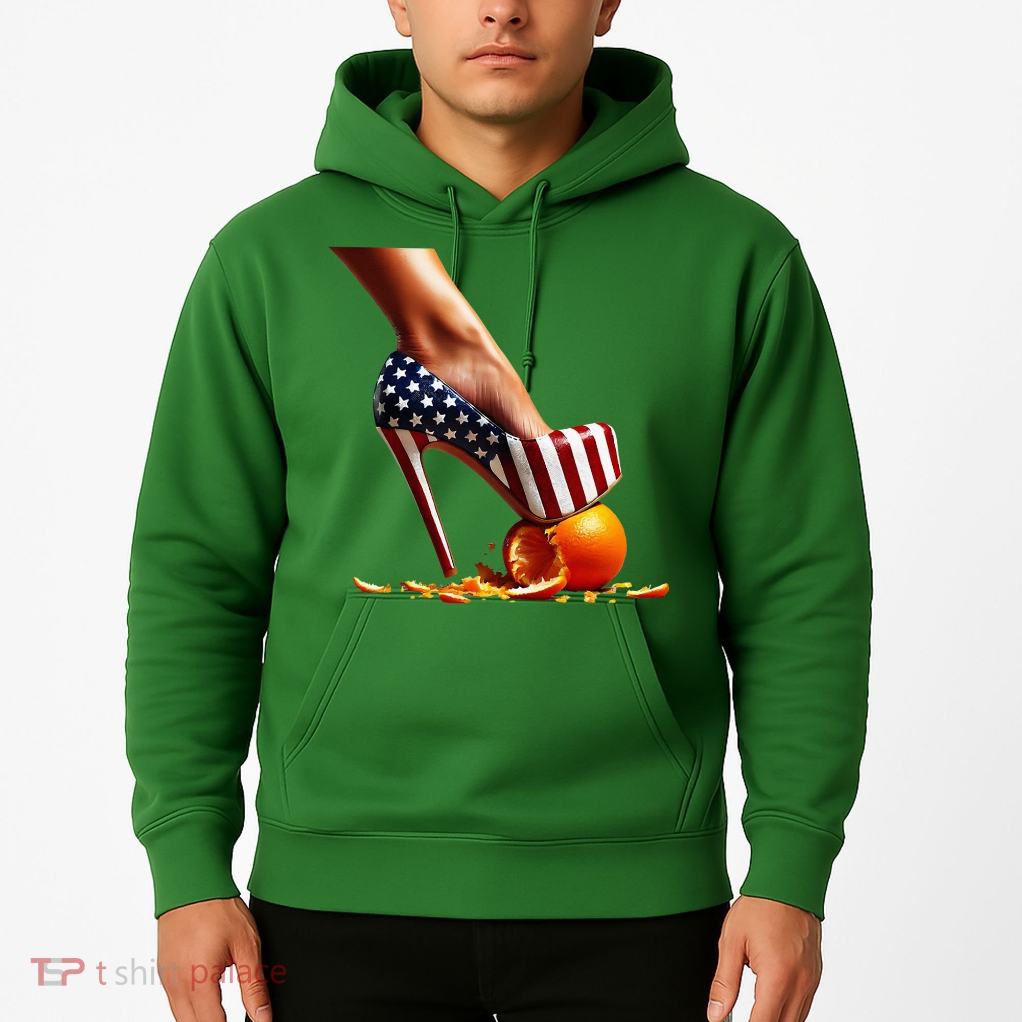 High Heels Squash Oranges; Kamala Harris Election Hoodie