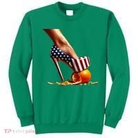 High Heels Squash Oranges; Kamala Harris Election Sweatshirt thumb 0