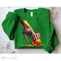 High Heels Squash Oranges; Kamala Harris Election Sweatshirt thumb 2