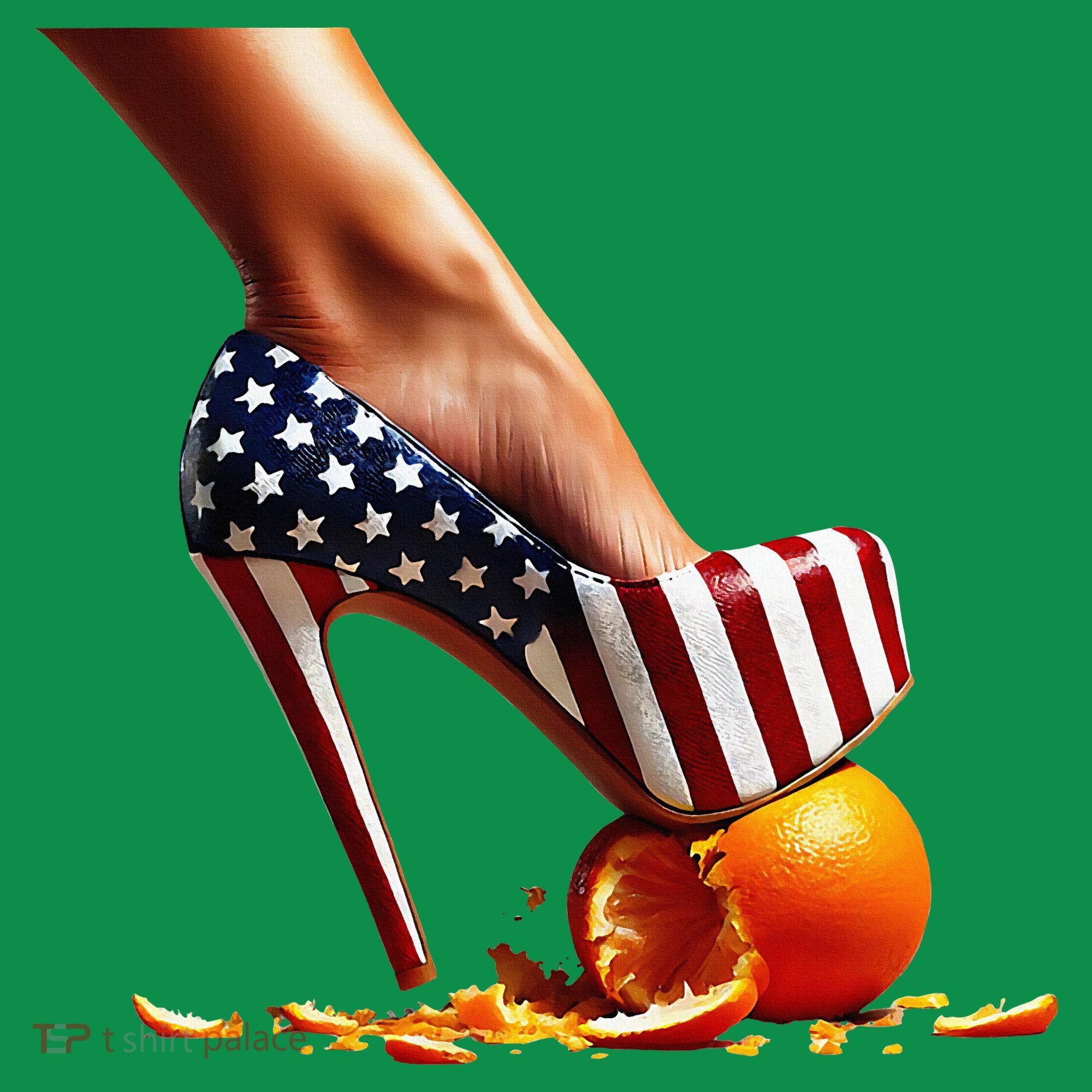 High Heels Squash Oranges; Kamala Harris Election Sweatshirt