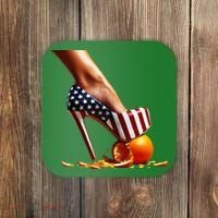 High Heels Squash Oranges; Kamala Harris Election Coaster thumb 0