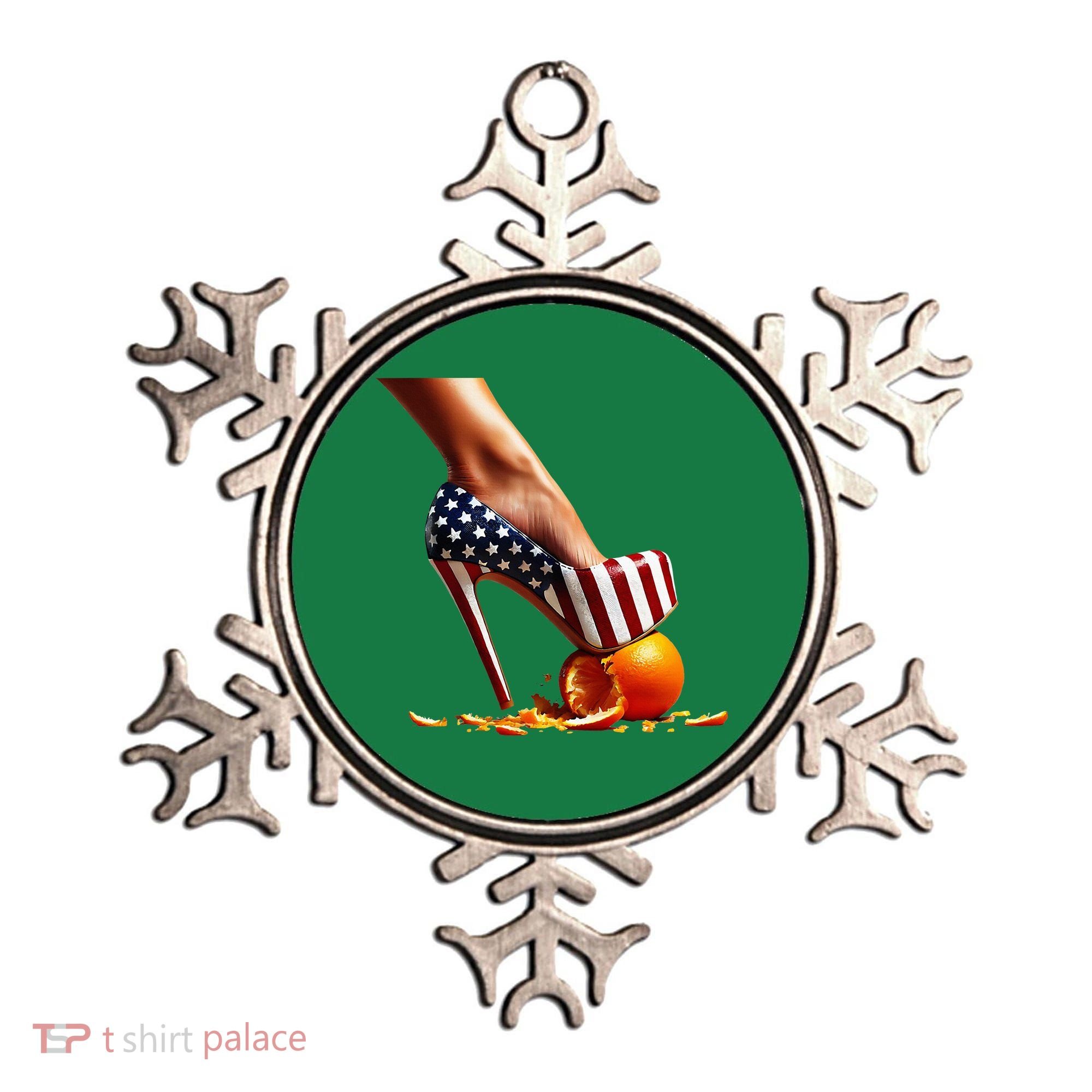 High Heels Squash Oranges; Kamala Harris Election Ornament
