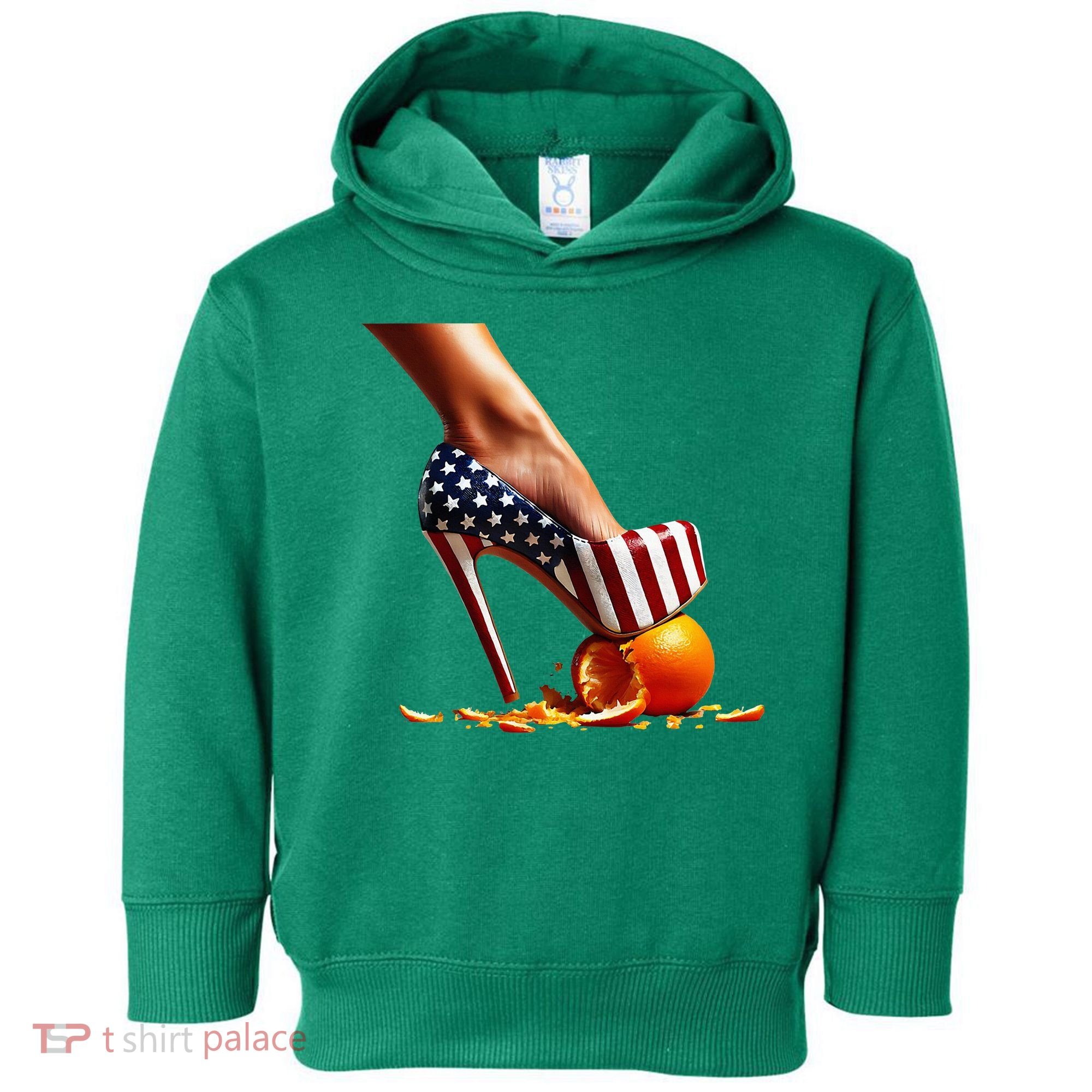 High Heels Squash Oranges; Kamala Harris Election Toddler Hoodie