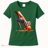 High Heels Squash Oranges; Kamala Harris Election Women's T-Shirt thumb 0
