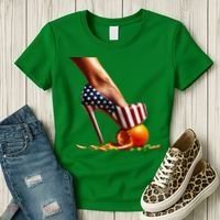 High Heels Squash Oranges; Kamala Harris Election Women's T-Shirt thumb 3