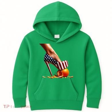 High Heels Squash Oranges; Kamala Harris Election Kids Hoodie