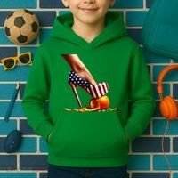 High Heels Squash Oranges; Kamala Harris Election Kids Hoodie thumb 2
