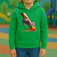 High Heels Squash Oranges; Kamala Harris Election Kids Hoodie thumb 3