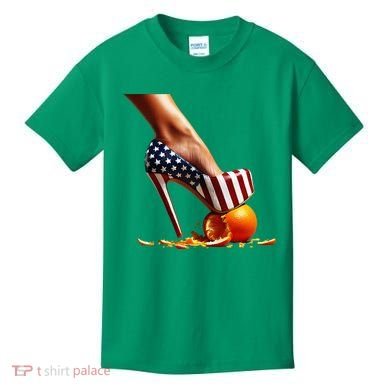 High Heels Squash Oranges; Kamala Harris Election Kids T-Shirt