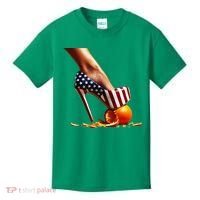 High Heels Squash Oranges; Kamala Harris Election Kids T-Shirt thumb 0