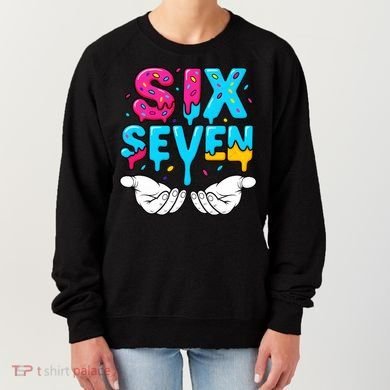 Hand Hold Six Seven Ice Cream Drip 6-7 Women's Sweatshirt