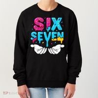 Hand Hold Six Seven Ice Cream Drip 6-7 Women's Sweatshirt thumb 0