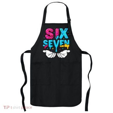 Hand Hold Six Seven Ice Cream Drip 6-7 Apron