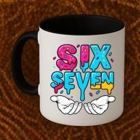 Hand Hold Six Seven Ice Cream Drip 6-7 Coffee Mug thumb 2