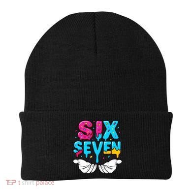 Hand Hold Six Seven Ice Cream Drip 6-7 Beanie