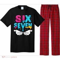 Hand Hold Six Seven Ice Cream Drip 6-7 Pajama Set thumb 0