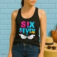 Hand Hold Six Seven Ice Cream Drip 6-7 Women's Tank Top thumb 2