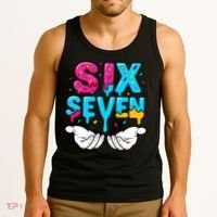 Hand Hold Six Seven Ice Cream Drip 6-7 Tank Top thumb 3