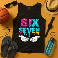 Hand Hold Six Seven Ice Cream Drip 6-7 Tank Top thumb 4