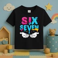 Hand Hold Six Seven Ice Cream Drip 6-7 Toddler T-Shirt thumb 3