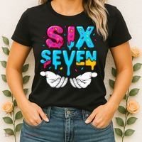 Hand Hold Six Seven Ice Cream Drip 6-7 Women's T-Shirt thumb 2
