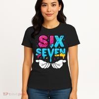 Hand Hold Six Seven Ice Cream Drip 6-7 Women's T-Shirt thumb 4