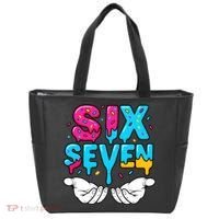 Hand Hold Six Seven Ice Cream Drip 6-7 Tote Bag thumb 0