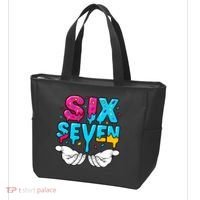 Hand Hold Six Seven Ice Cream Drip 6-7 Tote Bag thumb 3