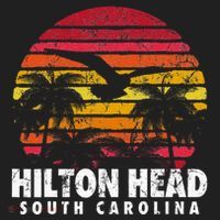 Hilton Head South Carolina Retro Sunset Style Beach Island Tumbler thumb 3