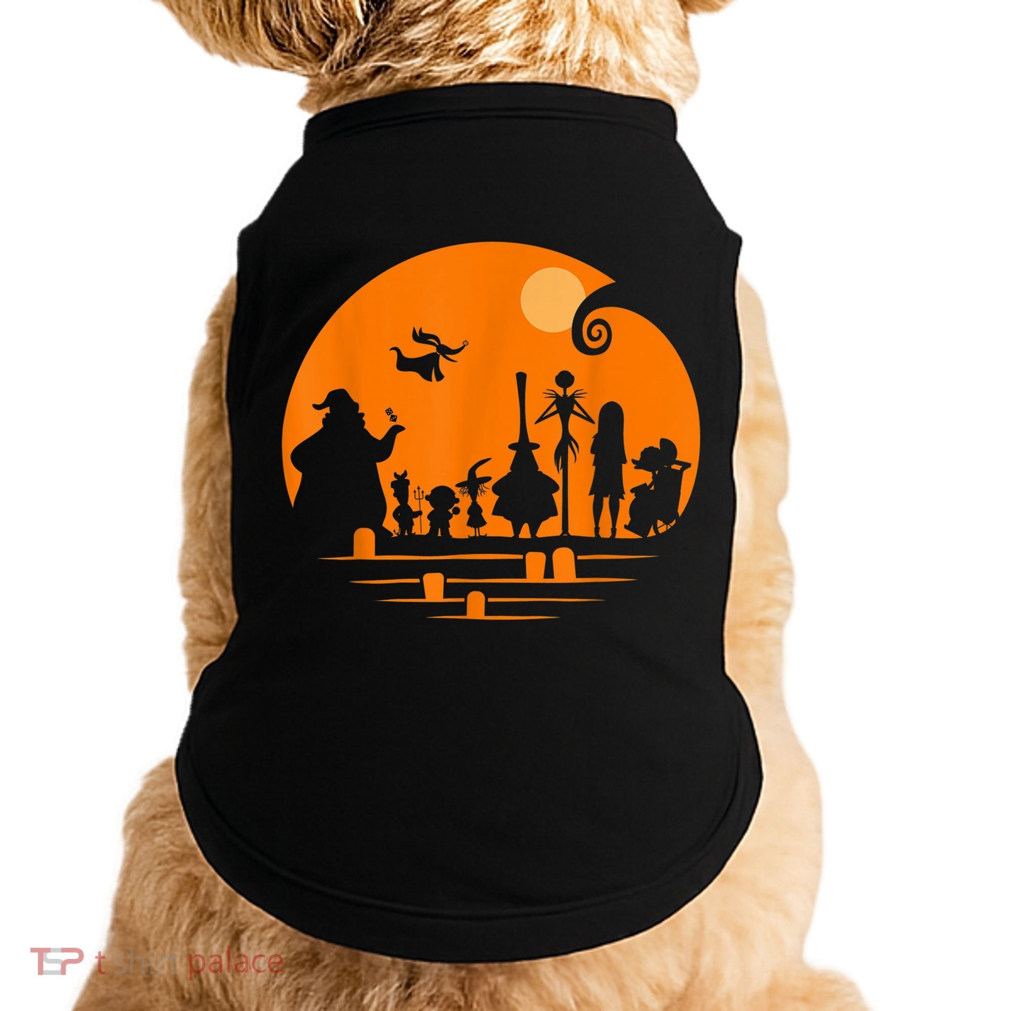 He Halloween Silhouette Doggie Tank