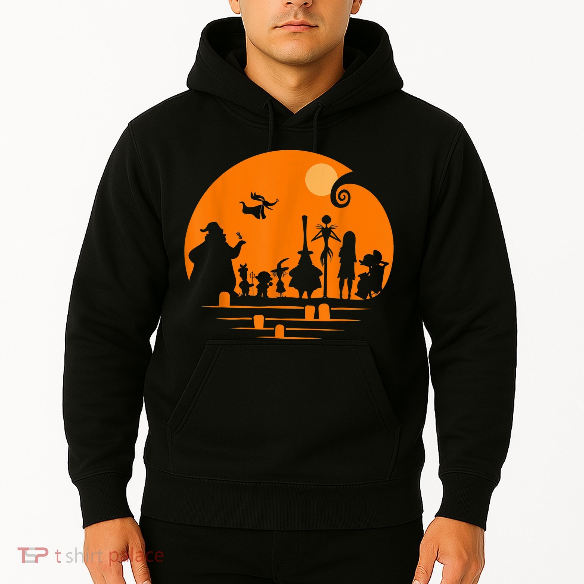 He Halloween Silhouette Hoodie