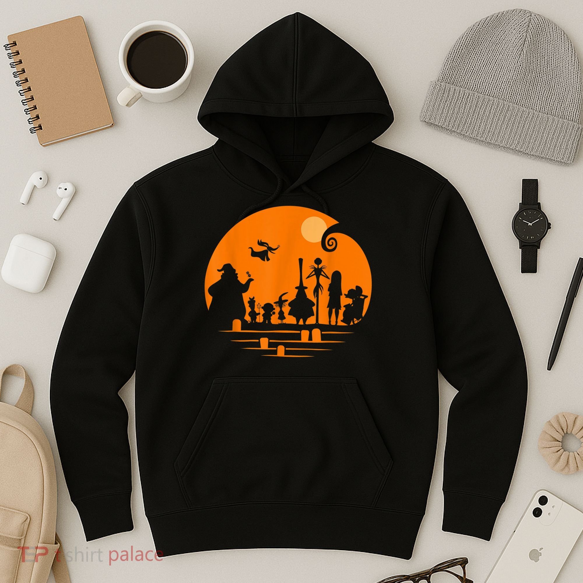 He Halloween Silhouette Hoodie