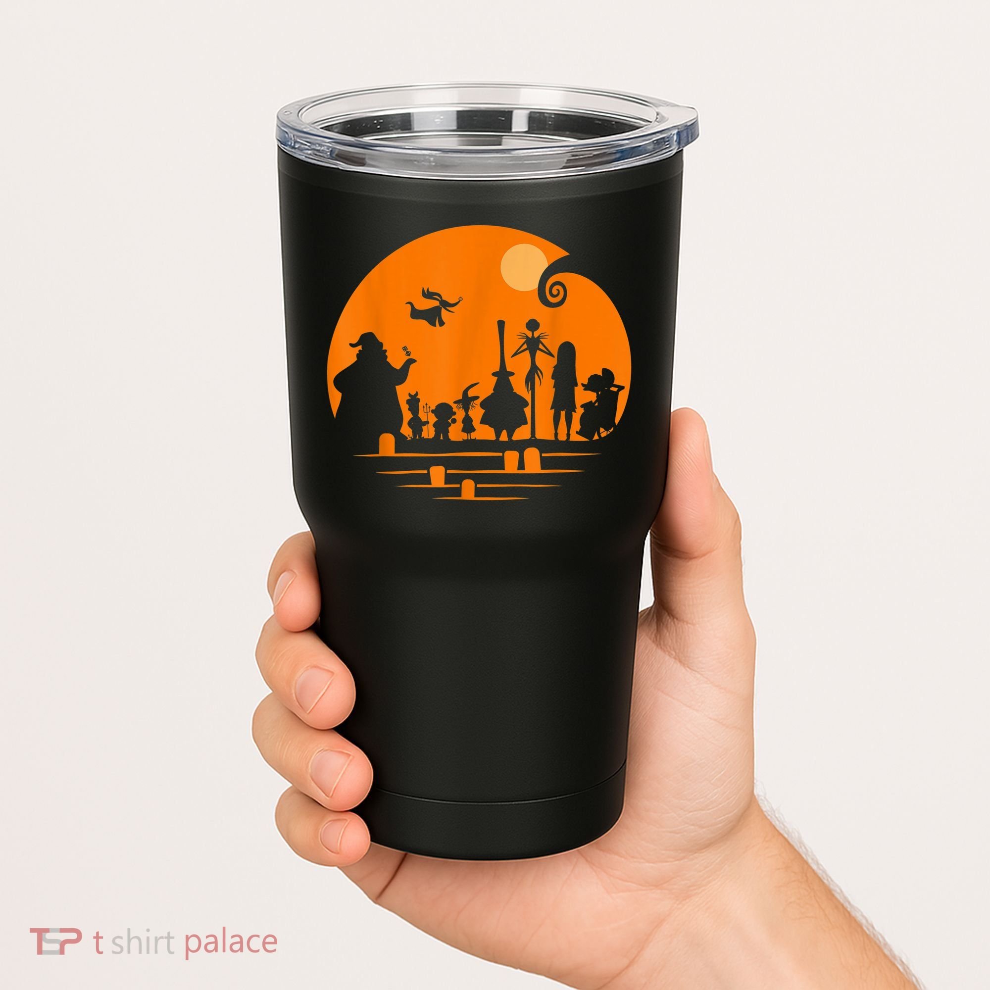 He Halloween Silhouette Tumbler