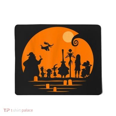 He Halloween Silhouette Mousepad