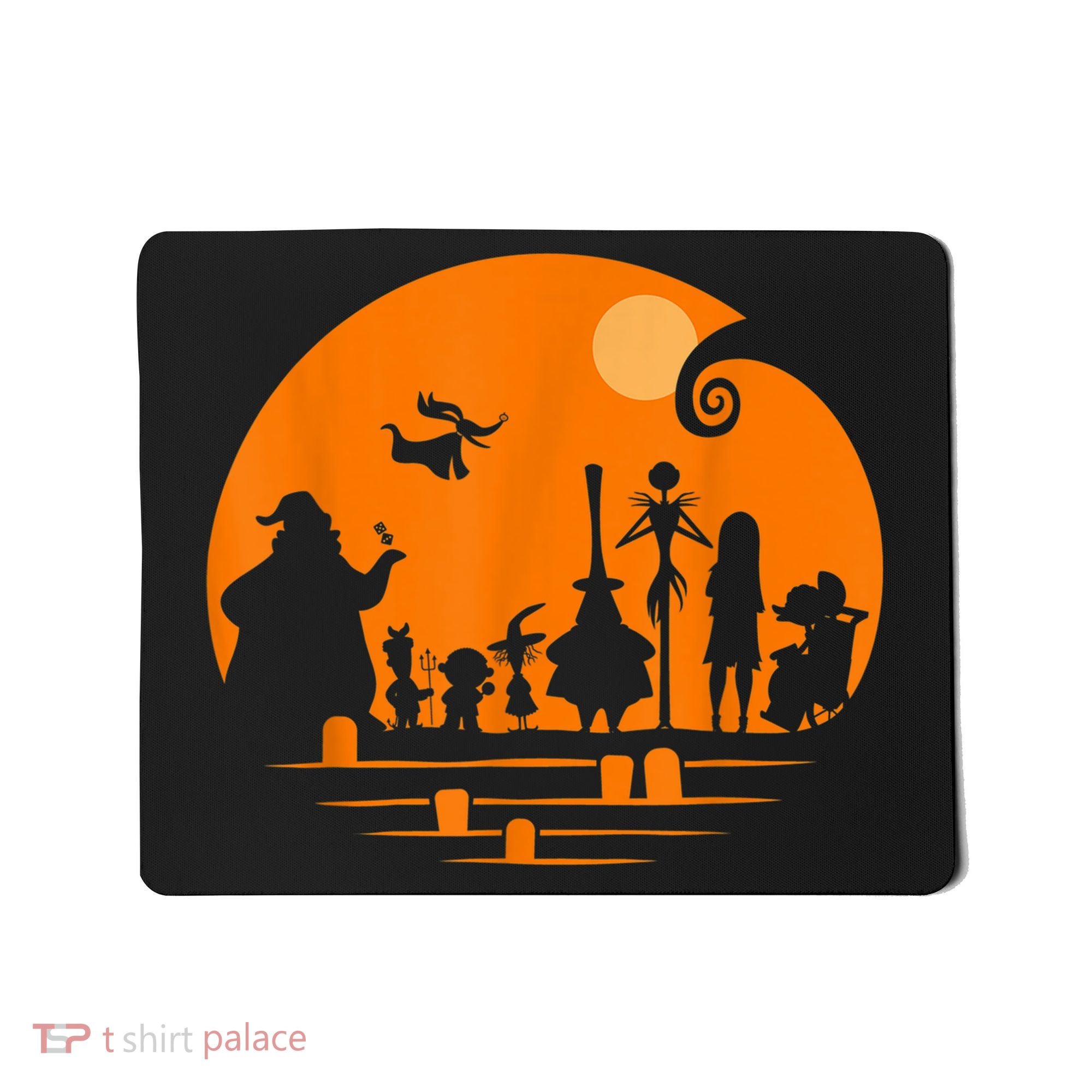 He Halloween Silhouette Mousepad