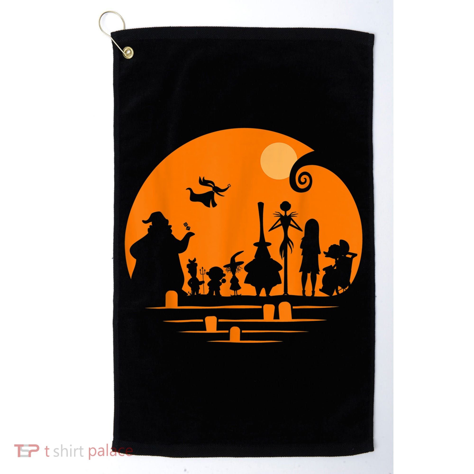 He Halloween Silhouette Golf Towel