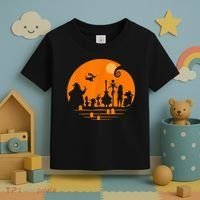 He Halloween Silhouette Toddler T-Shirt thumb 3