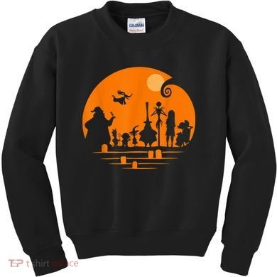He Halloween Silhouette Kids Sweatshirt