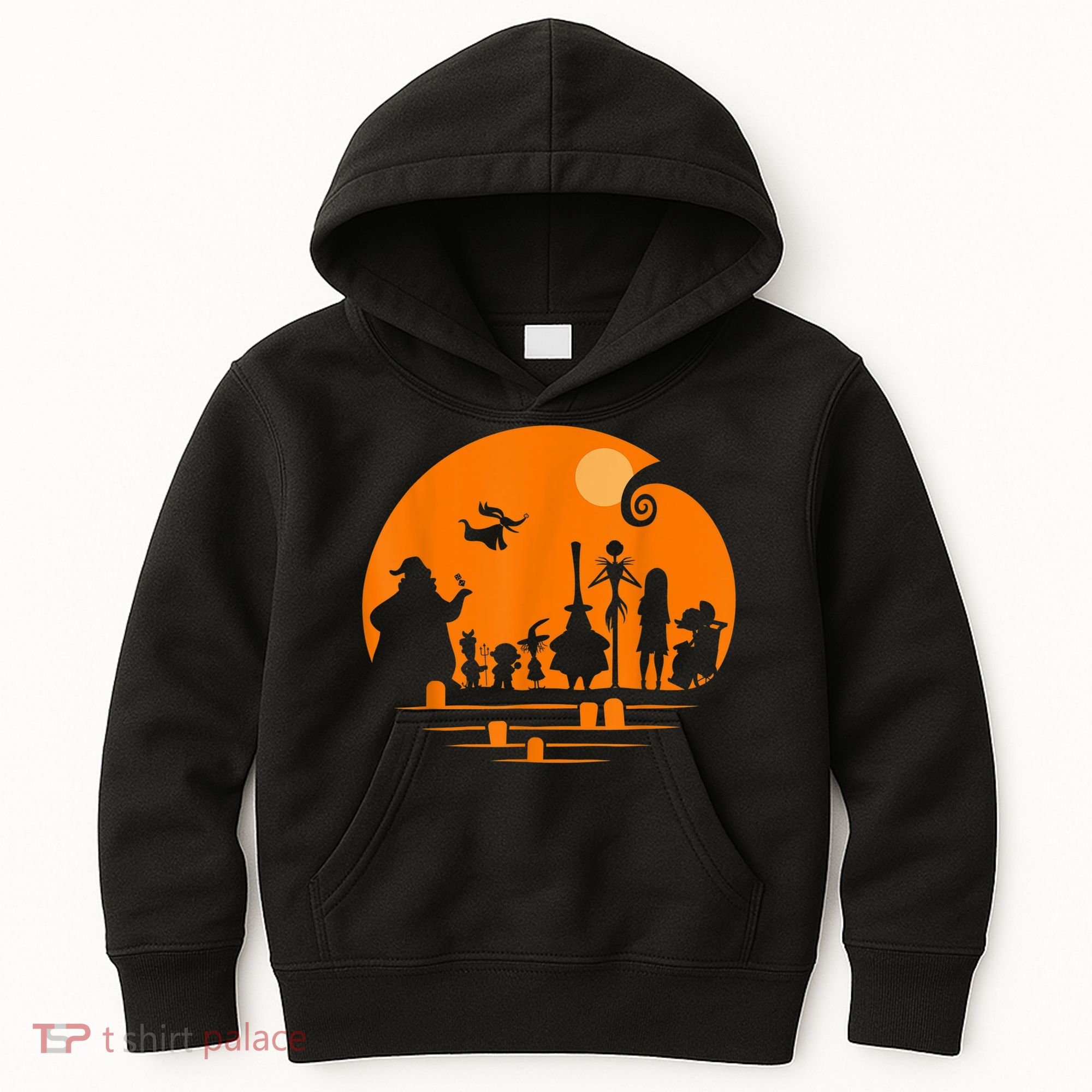 He Halloween Silhouette Kids Hoodie