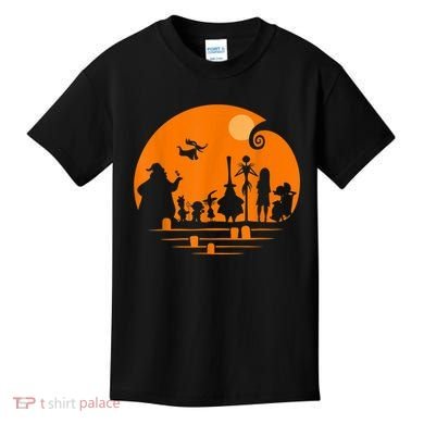 He Halloween Silhouette Kids T-Shirt