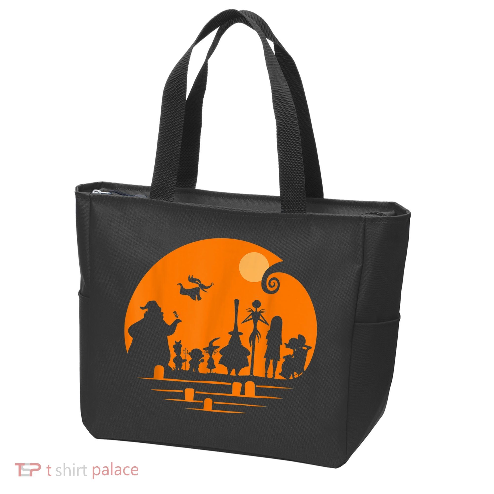 He Halloween Silhouette Tote Bag