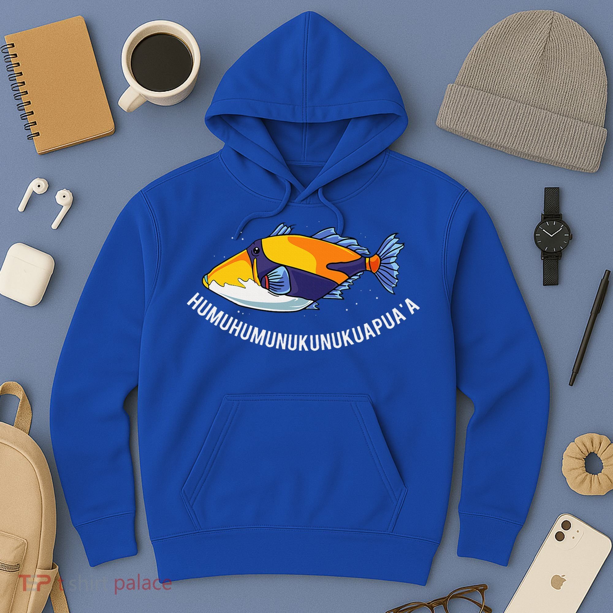 HumuhumunukunukuapuaA Hawaiian State Fish Hoodie