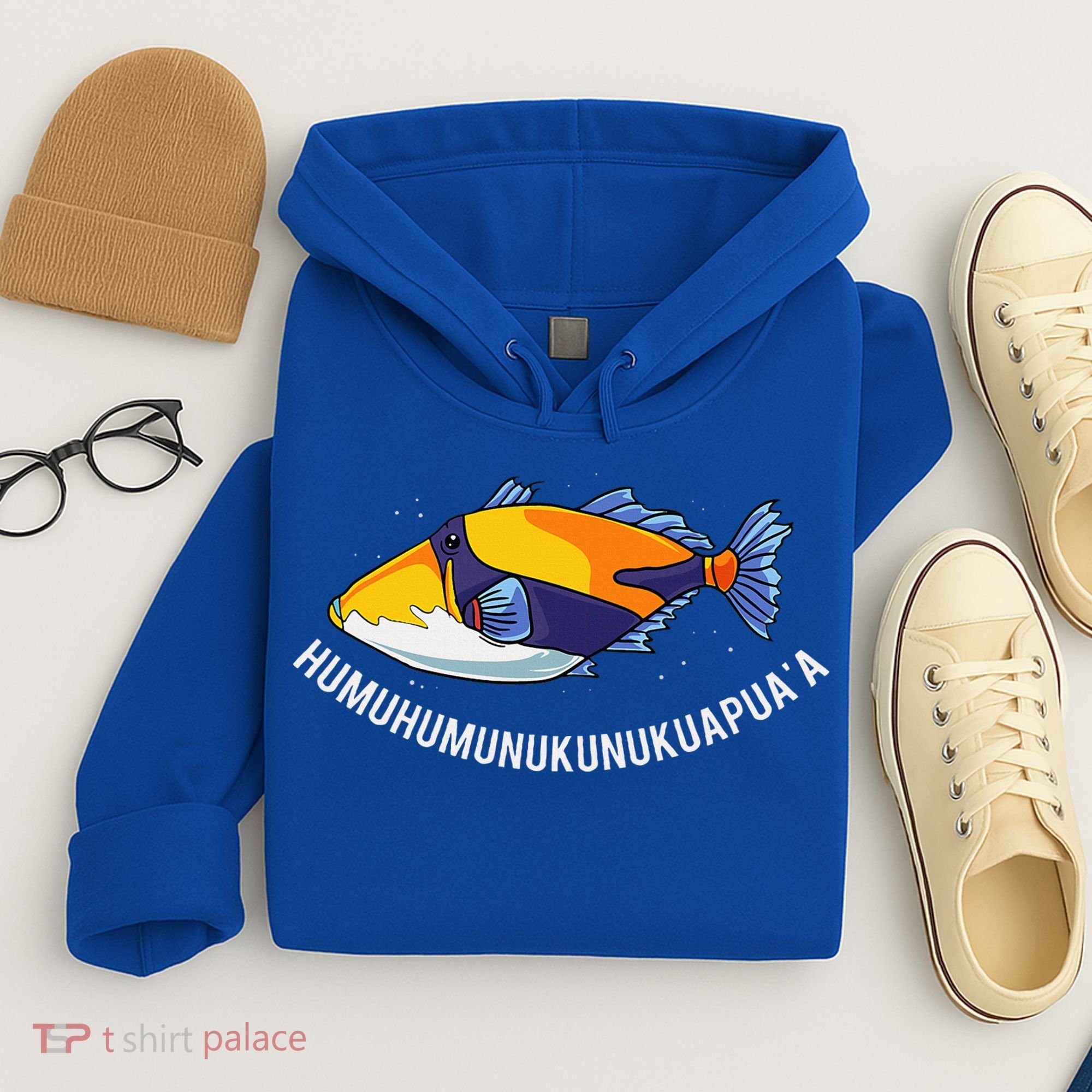 HumuhumunukunukuapuaA Hawaiian State Fish Hoodie