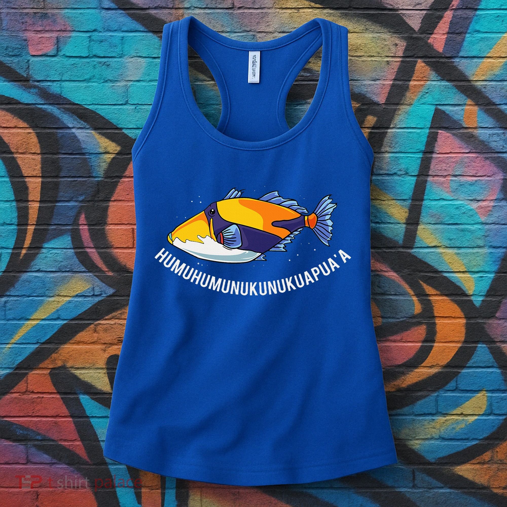 HumuhumunukunukuapuaA Hawaiian State Fish Women's Tank Top