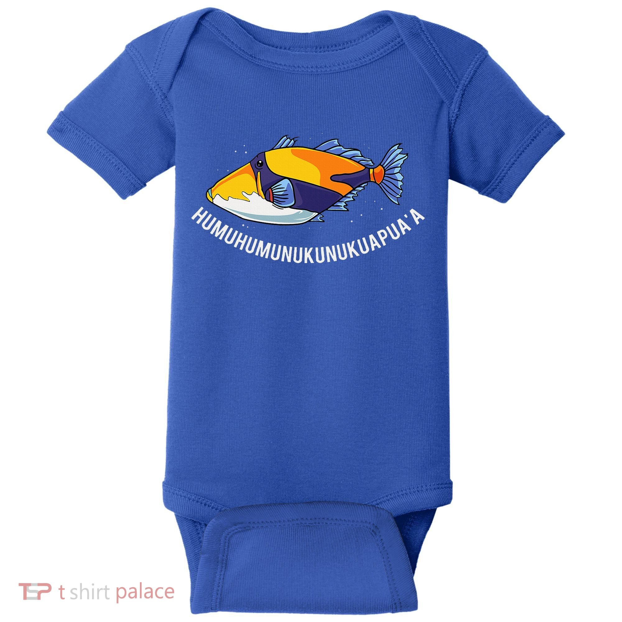 HumuhumunukunukuapuaA Hawaiian State Fish Baby Bodysuit