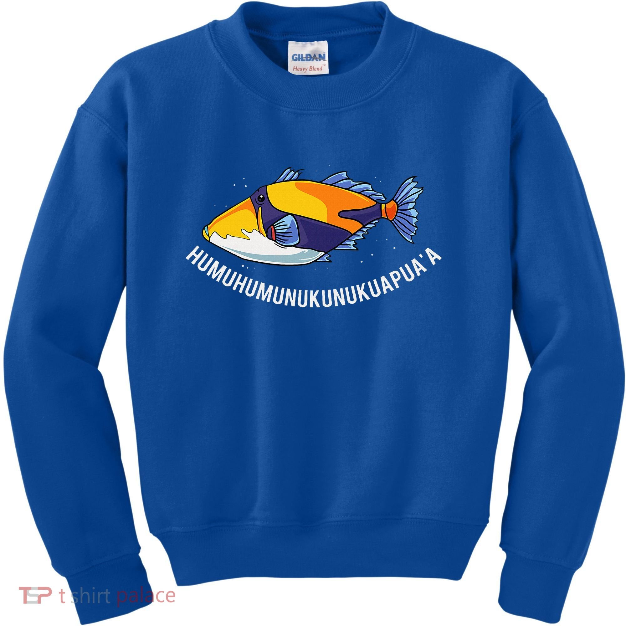 HumuhumunukunukuapuaA Hawaiian State Fish Kids Sweatshirt