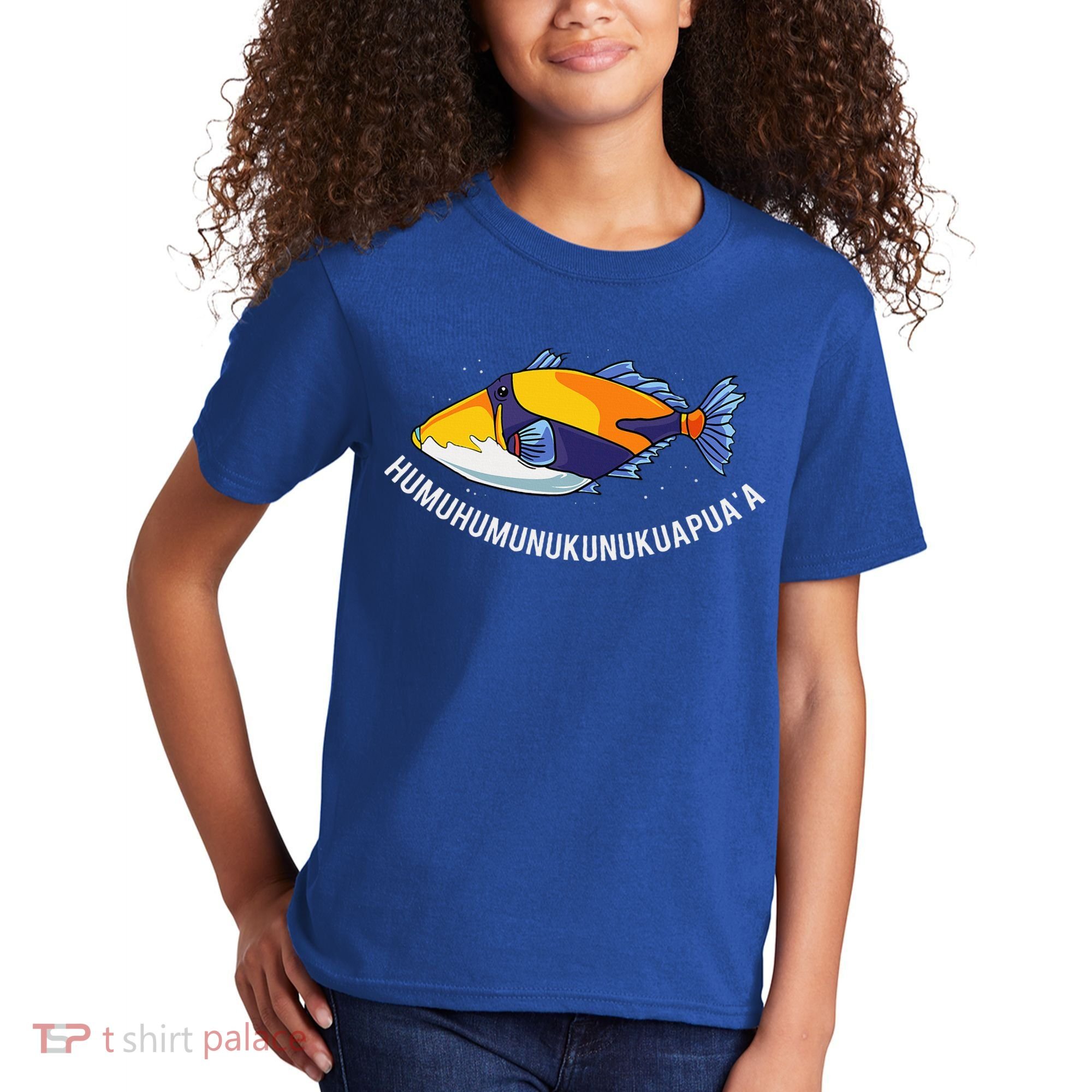 HumuhumunukunukuapuaA Hawaiian State Fish Kids T-Shirt